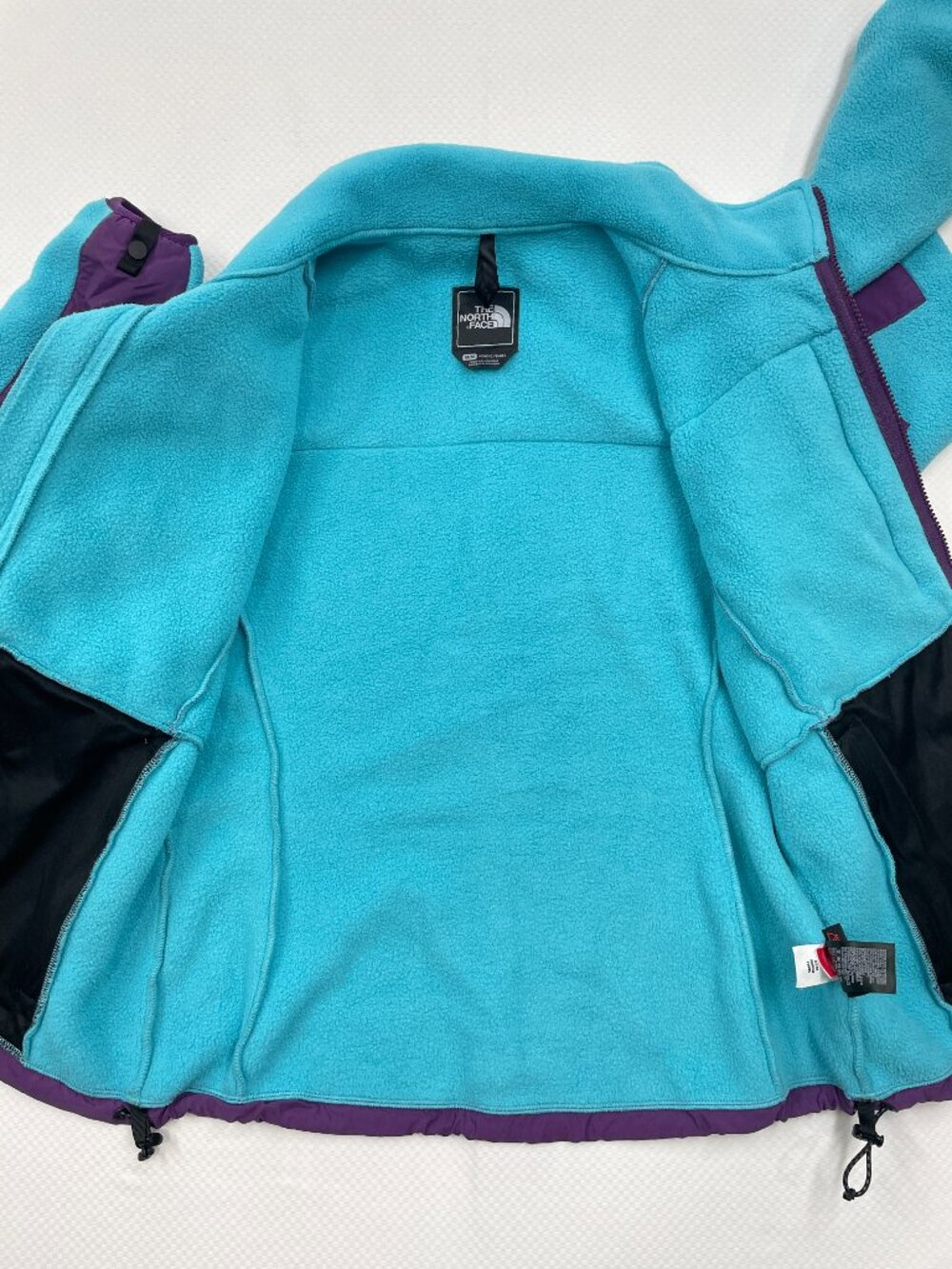 The North Face Trans-Antarctica Polartec Fleece Jacket Turquoise Purple Womens M - Picture 12 of 13